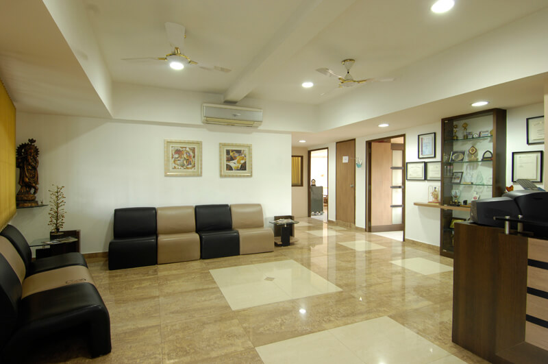 Waiting room at Shyam Urosurgical Hospital